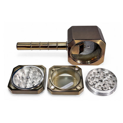 3 Part Thor Hammer Shape Herb Grinder