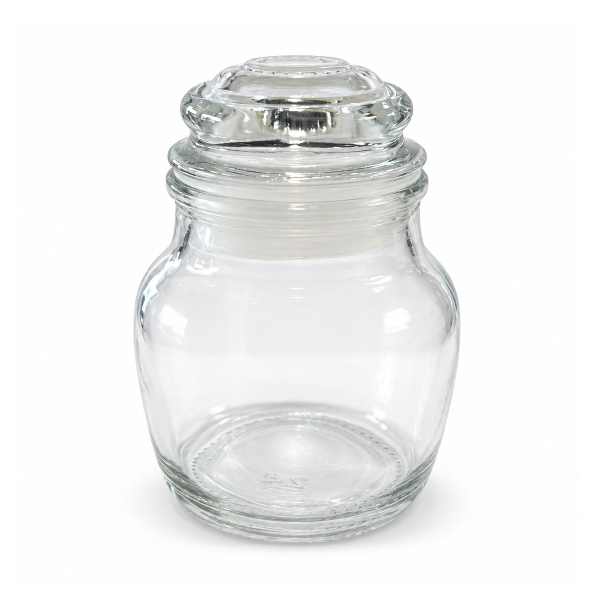 Transparent Glass Jar