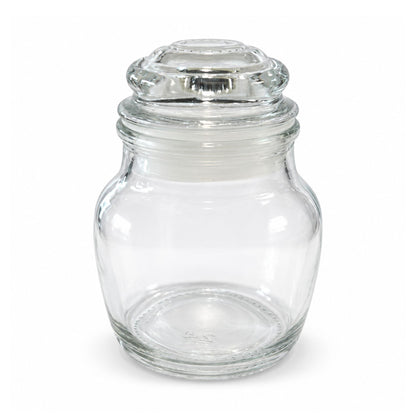 Transparent Glass Jar