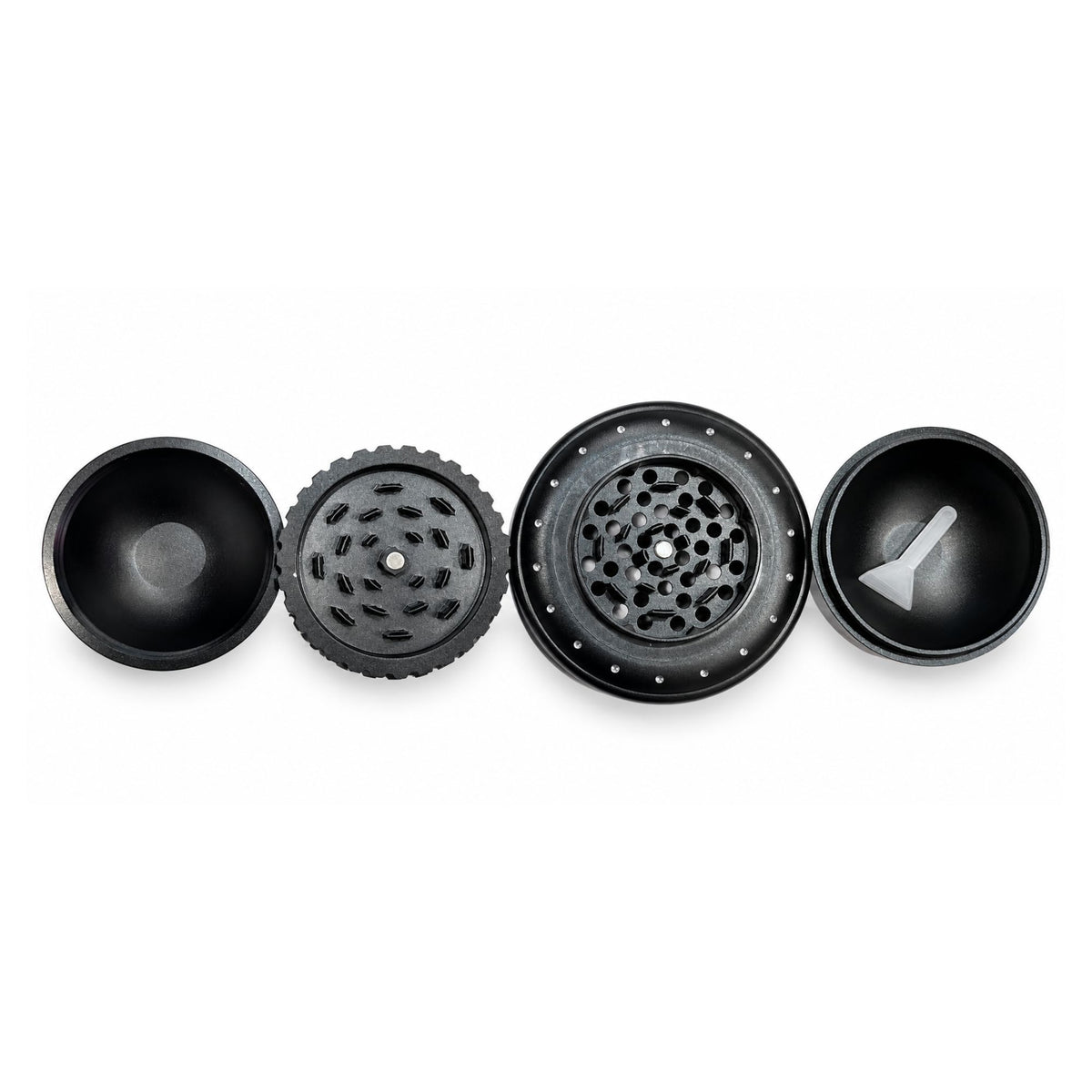 3 part metal crusher 