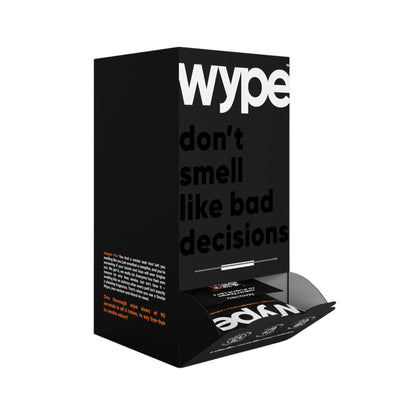 Wype Odor Neutralizing Wet Wipes - Box of 50