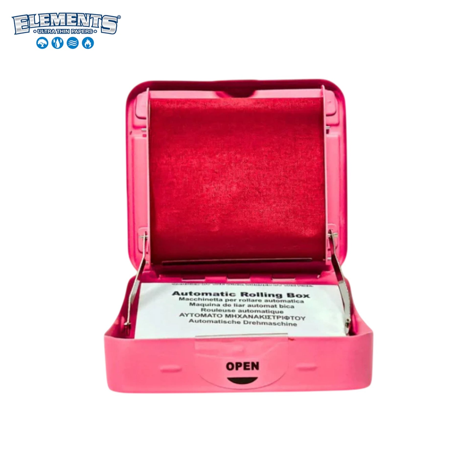 Elements Rolling Box  Pink