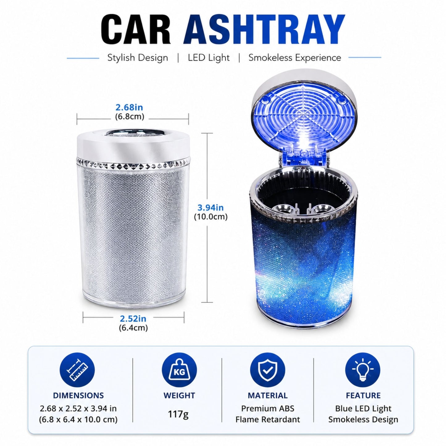 Cigarette Ashtray For Car 