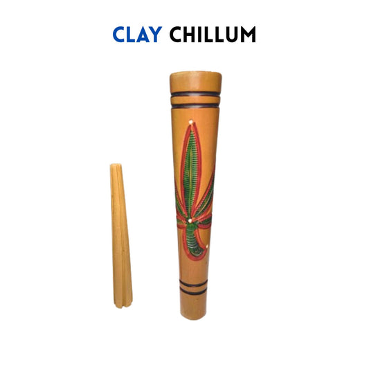 Clay Chillum Pipe