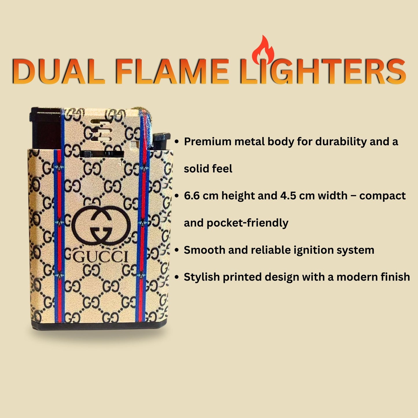 Double Flame Lighter