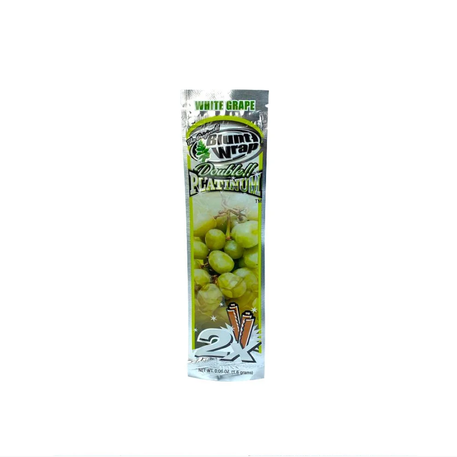 Double Platinum Blunt Wraps - WHITE GRAPE