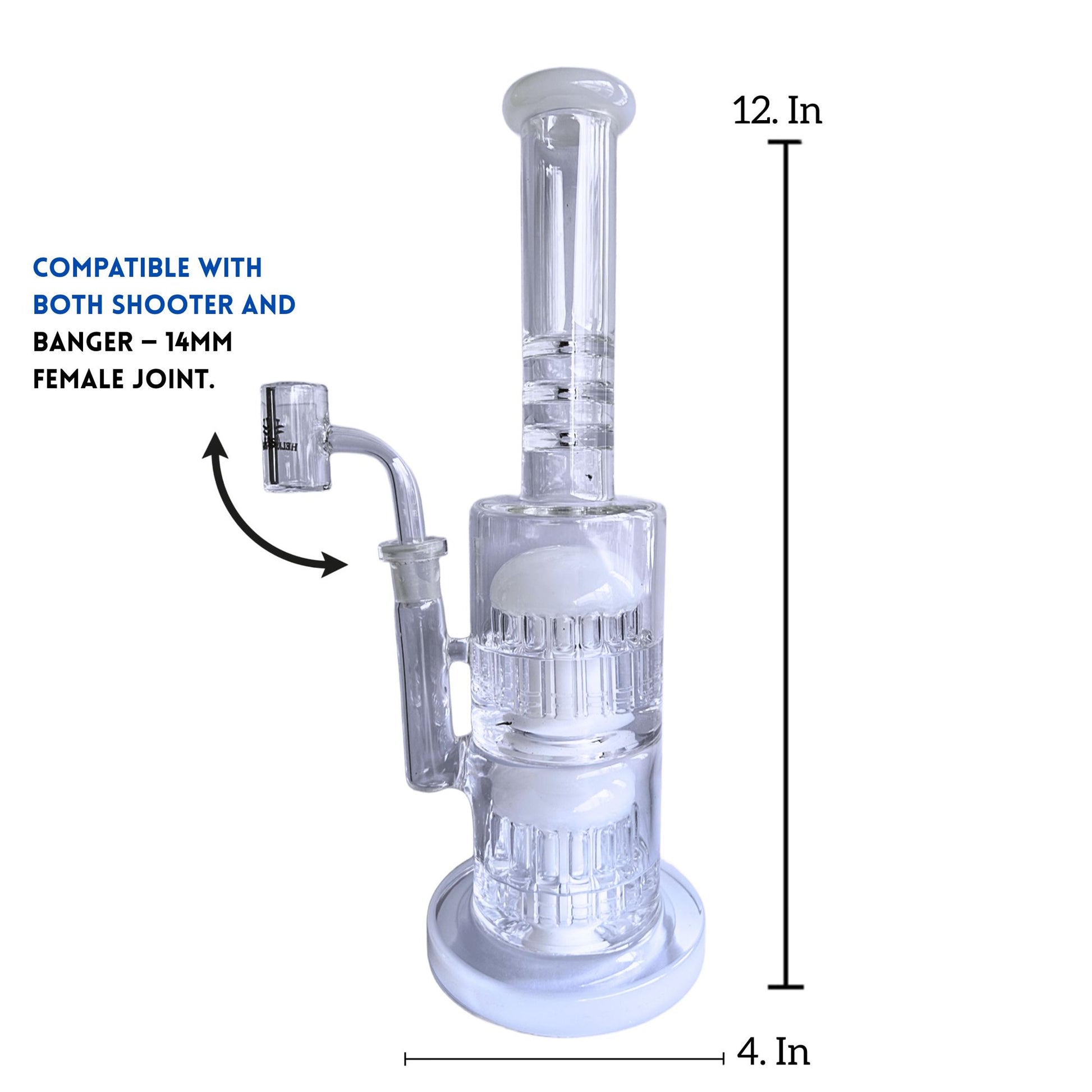 Percolator Glass Bong