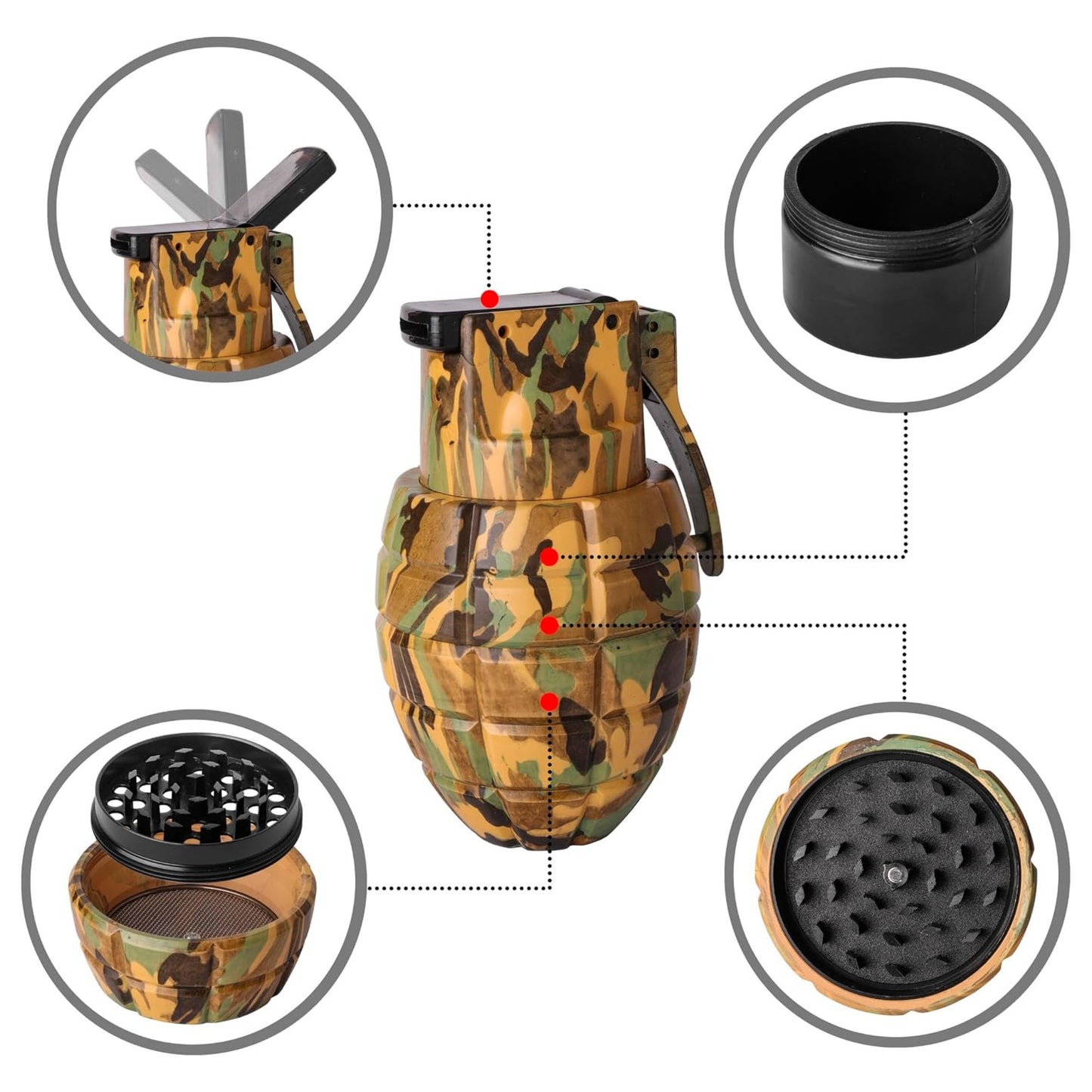 Hand Grenade Bong Crusher
