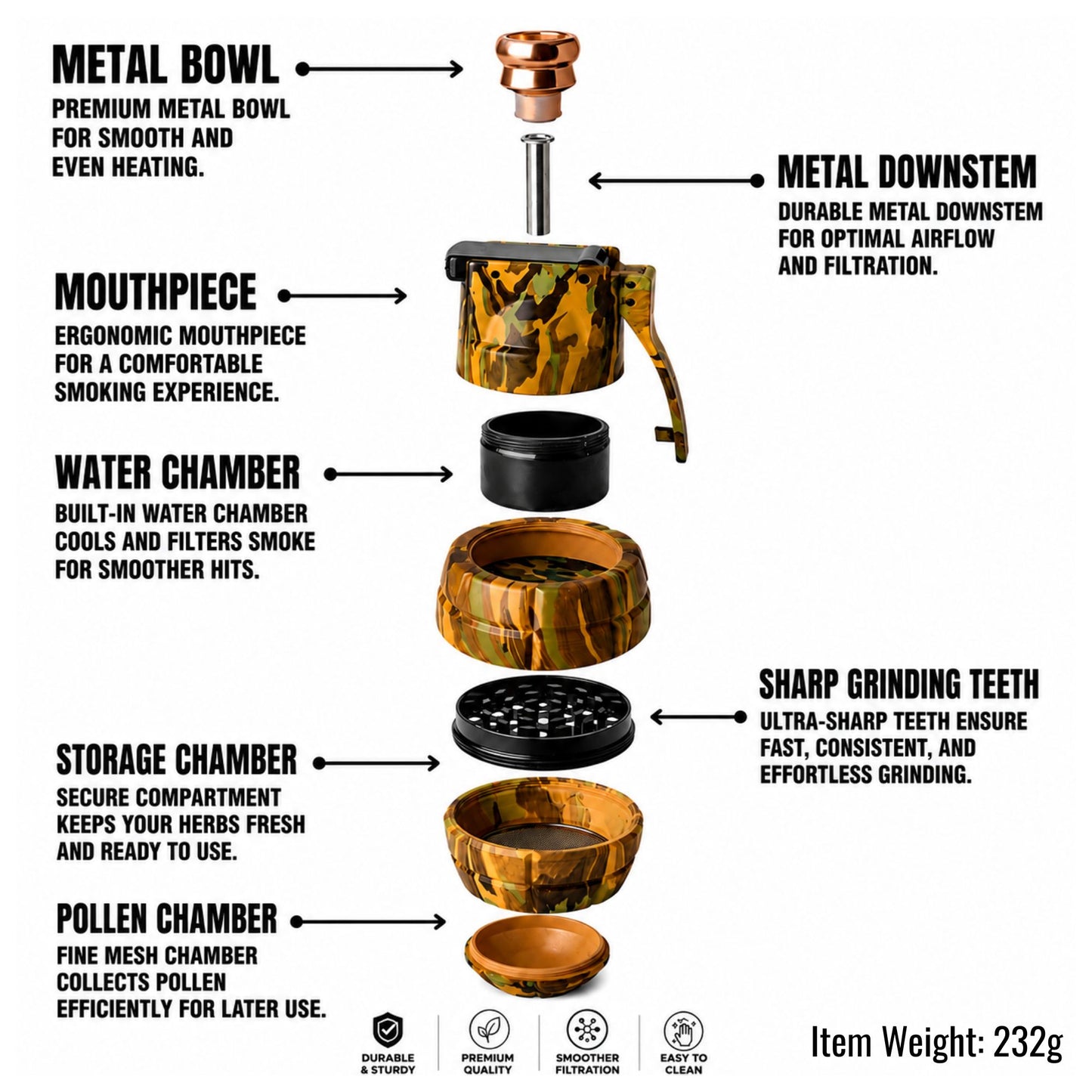 Metal Bong Crusher