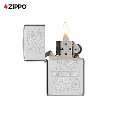 Harley Davidson Zippo Lighter  - Windproof Flame