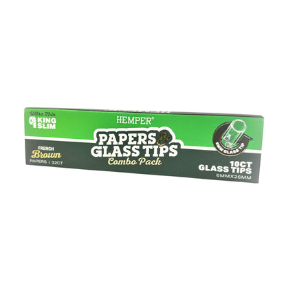 Hemper Rolling Papers With Glass Tips