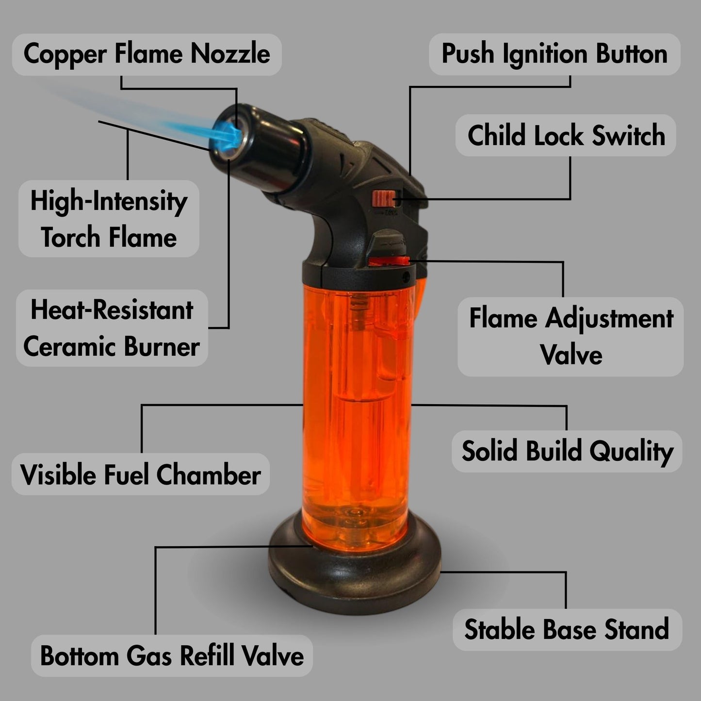 Jet Flame Torch Lighter