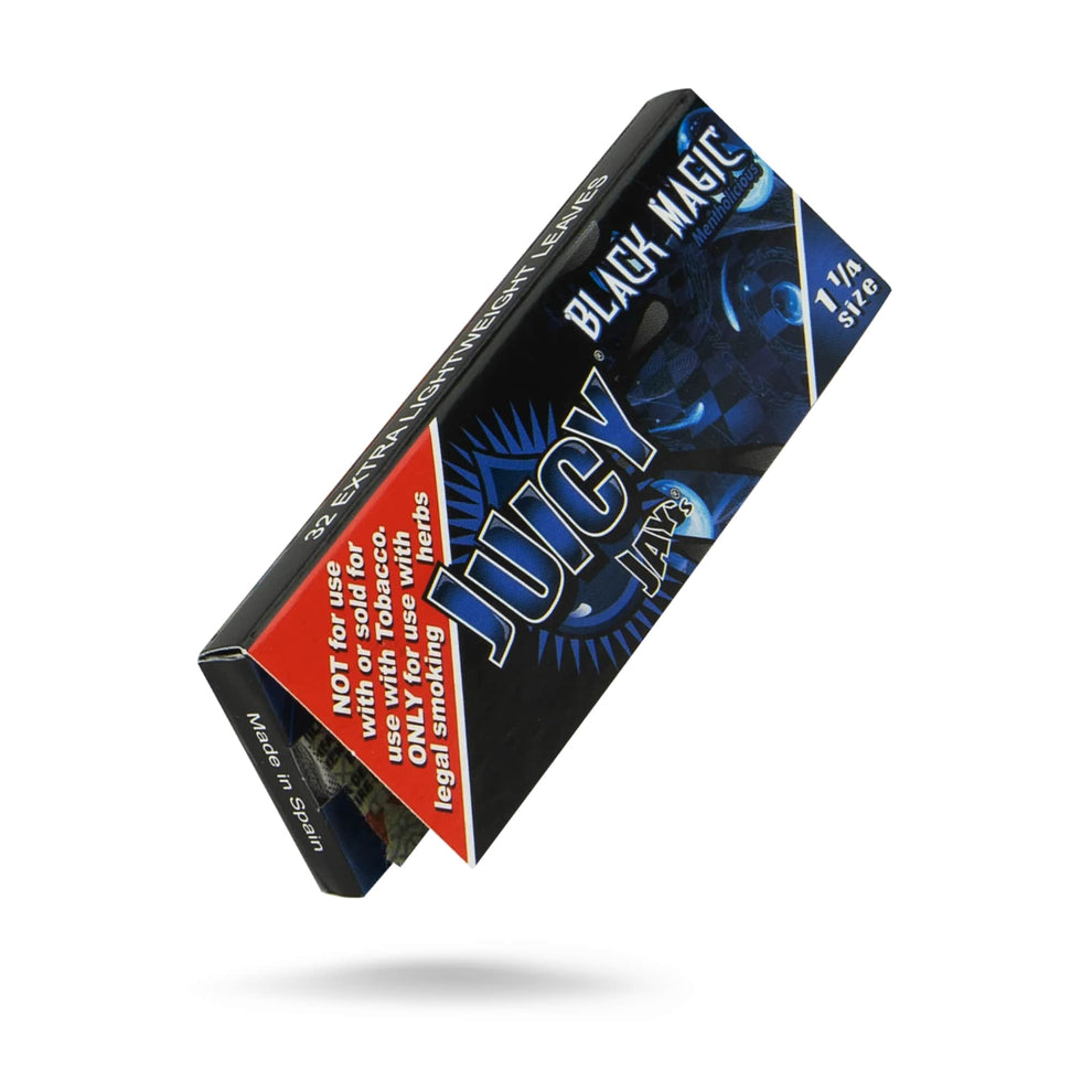 Magic Rolling Paper JUICY JAY'S Black Magic Flavoured Rolling Paper - 1 1/4 Size – HighJack