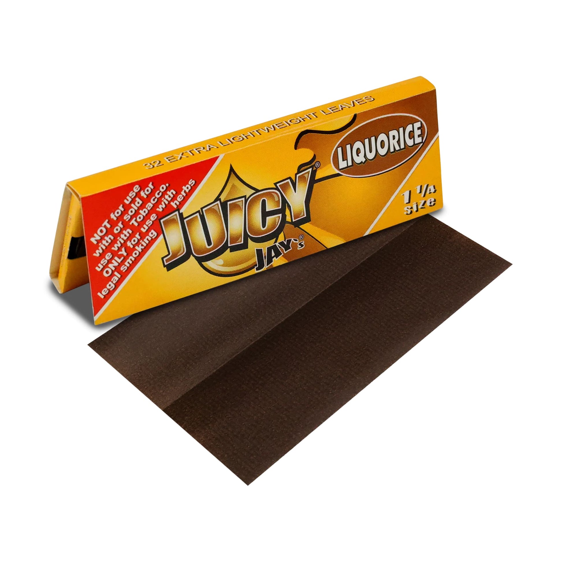 JUICY JAY'S Liquorice Flavoured Rolling Paper 1 1/4 Size