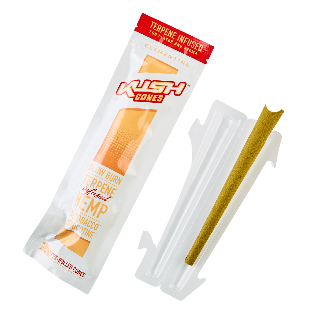 KUSH Terpene Infused Pre-Rolled Conical wraps