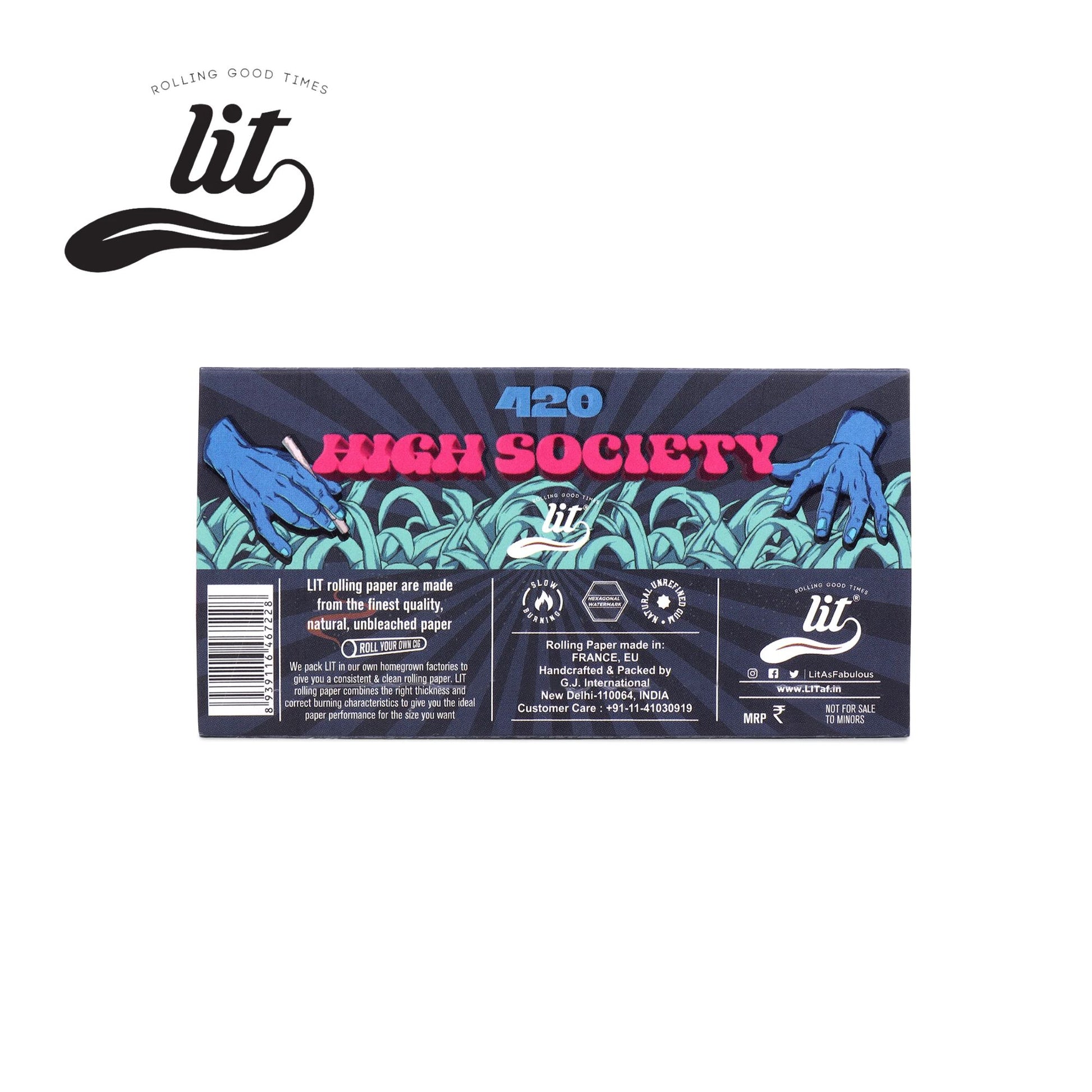LIT Dou Ks Slim Rolling Paper With Tips