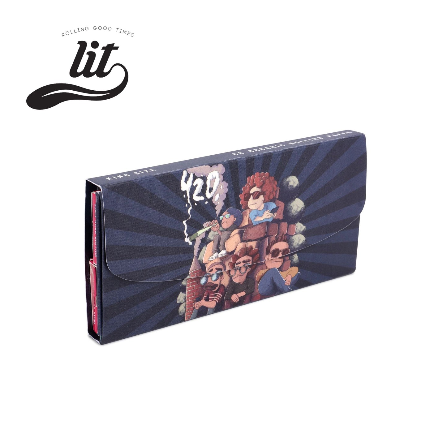 LIT Dou Ks Slim Rolling Paper With Tips