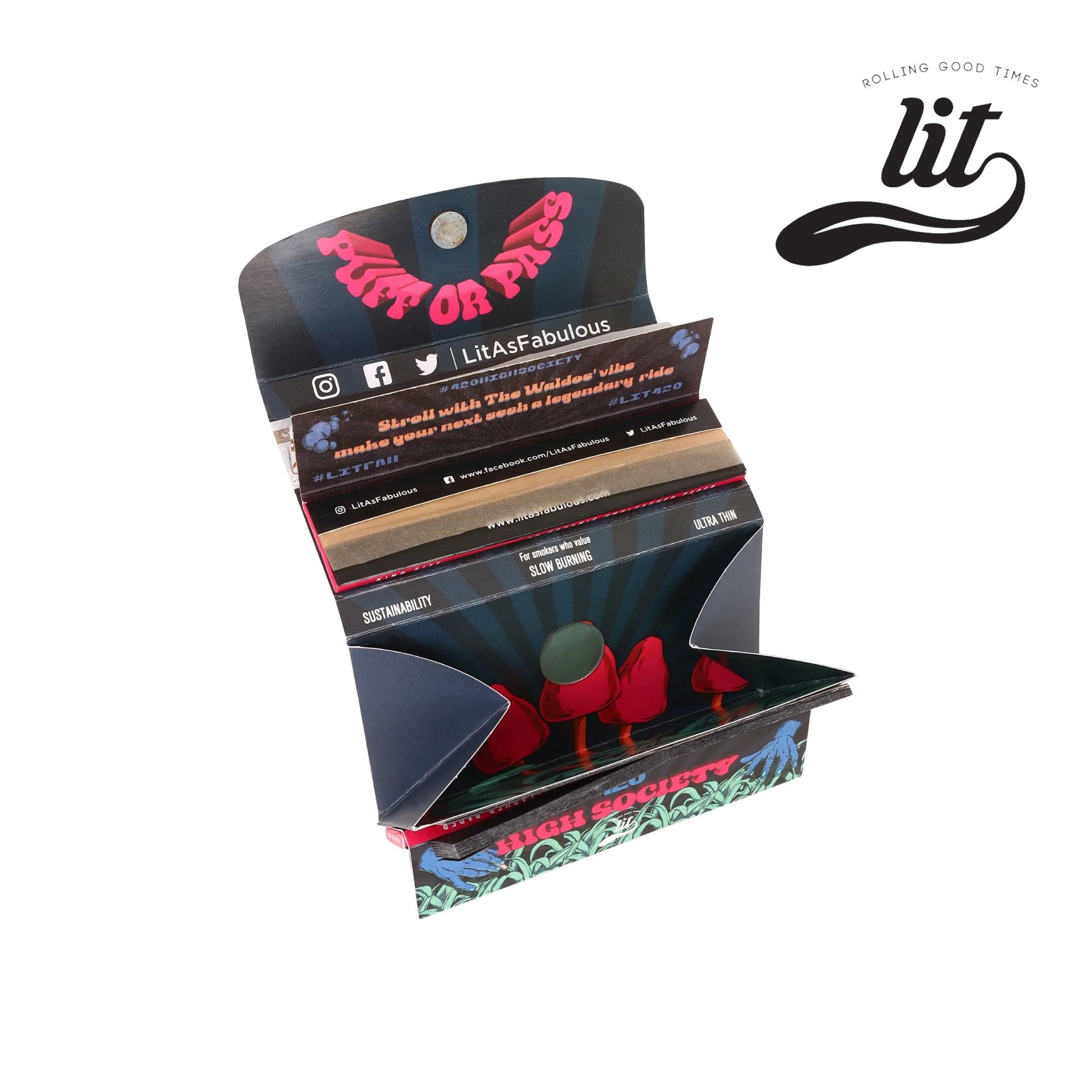 LIT Dou Ks Slim Rolling Paper With Tips