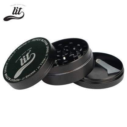 Lit  Herb Grinder 55 MM  | Black Crusher 
