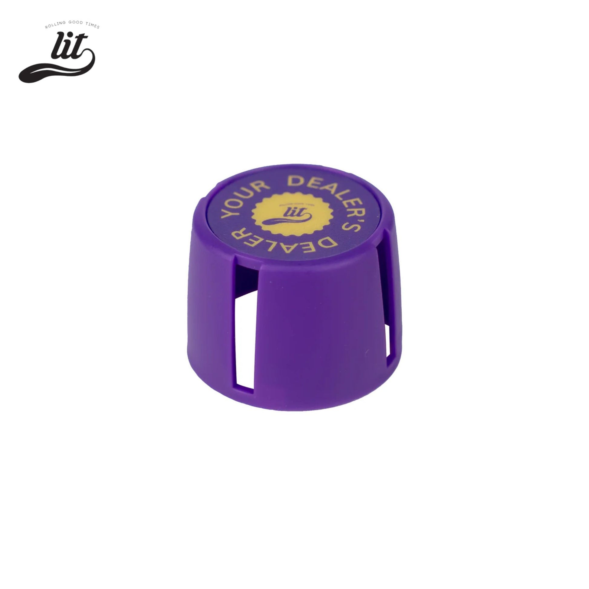 Lit Plastic Herb Crusher- Cap