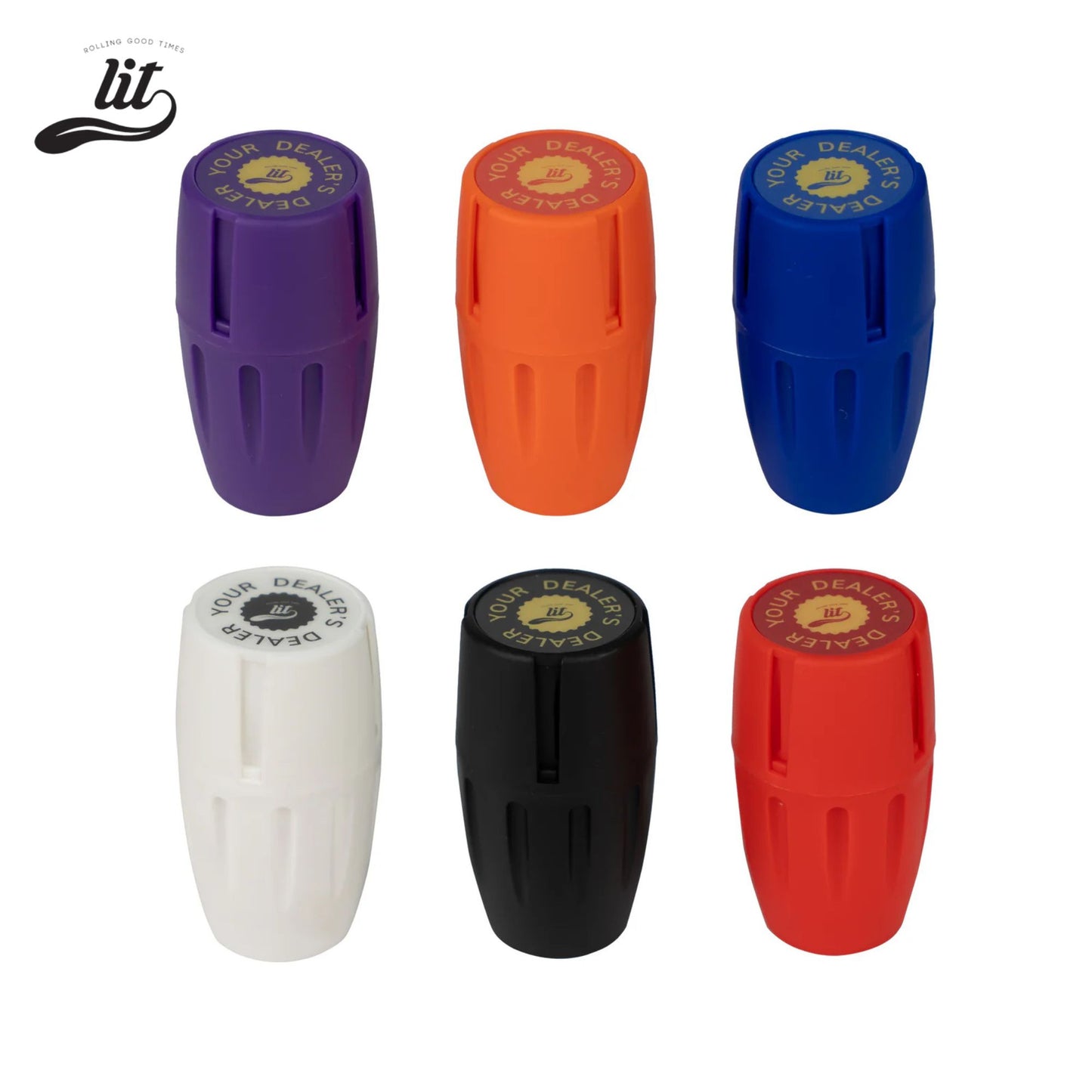 Lit Plastic Herb Crushers