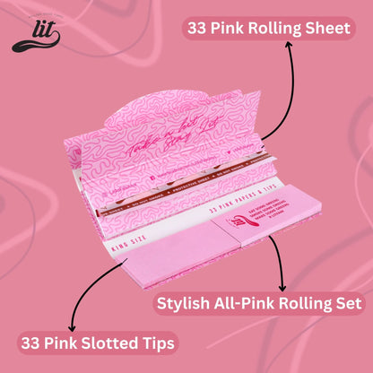 Lit Rolling Paper Booklet