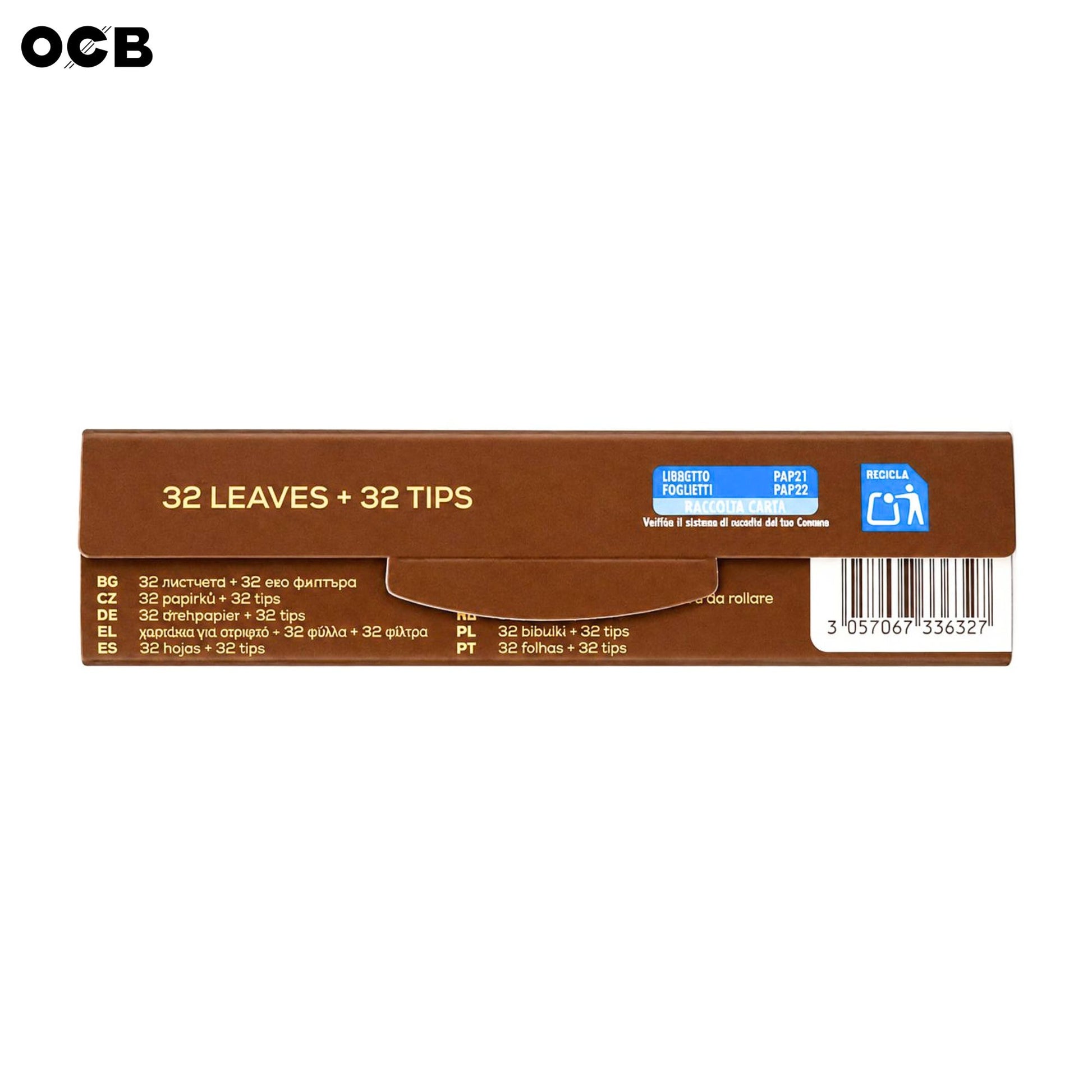 OCB Virgin Slim Rolling Paper- Back View 