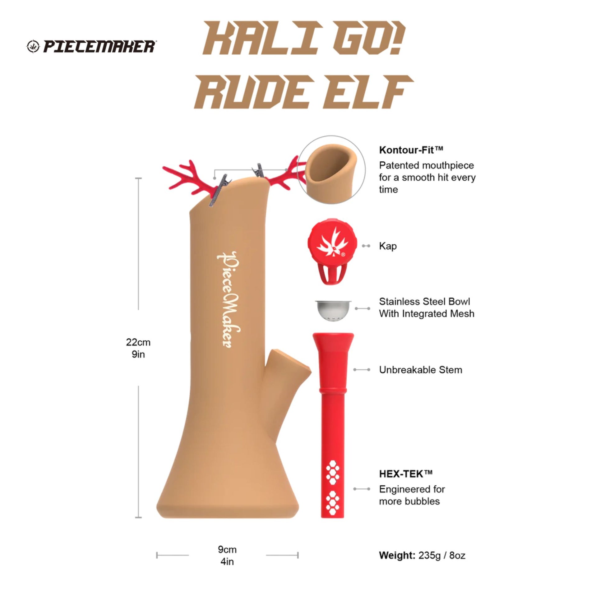 Piecemaker Silicone Bong For Smoking