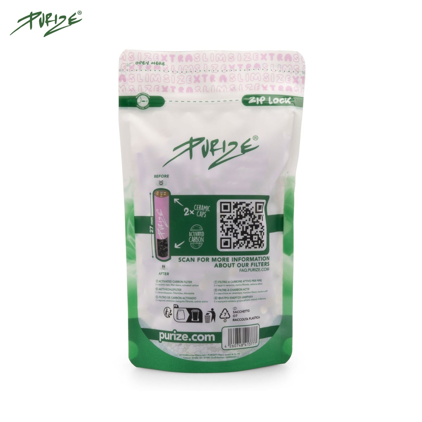 Purize 6 mm Filter - Pack of 250 