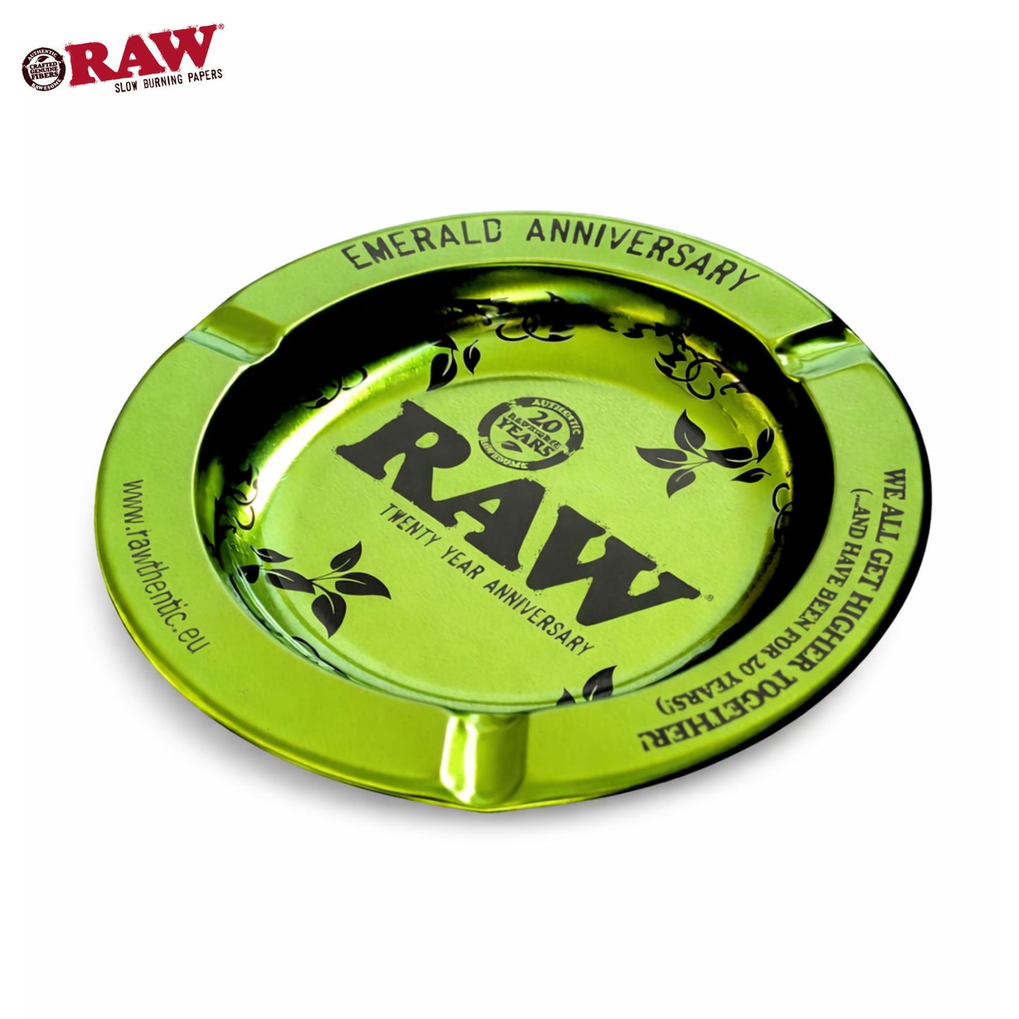 RAW Emerald  Metal Ashtray