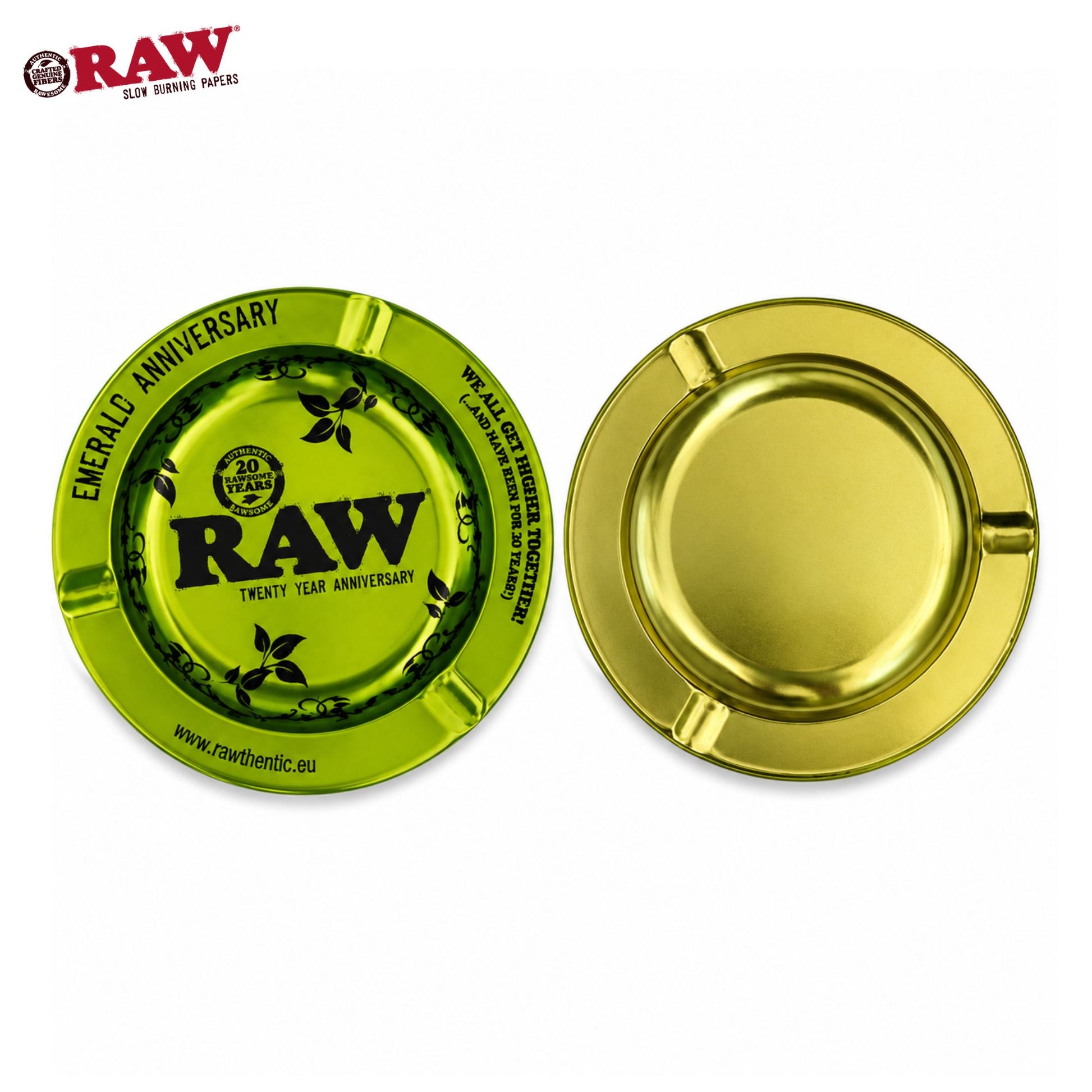 RAW Emerald Green Metal Ashtray