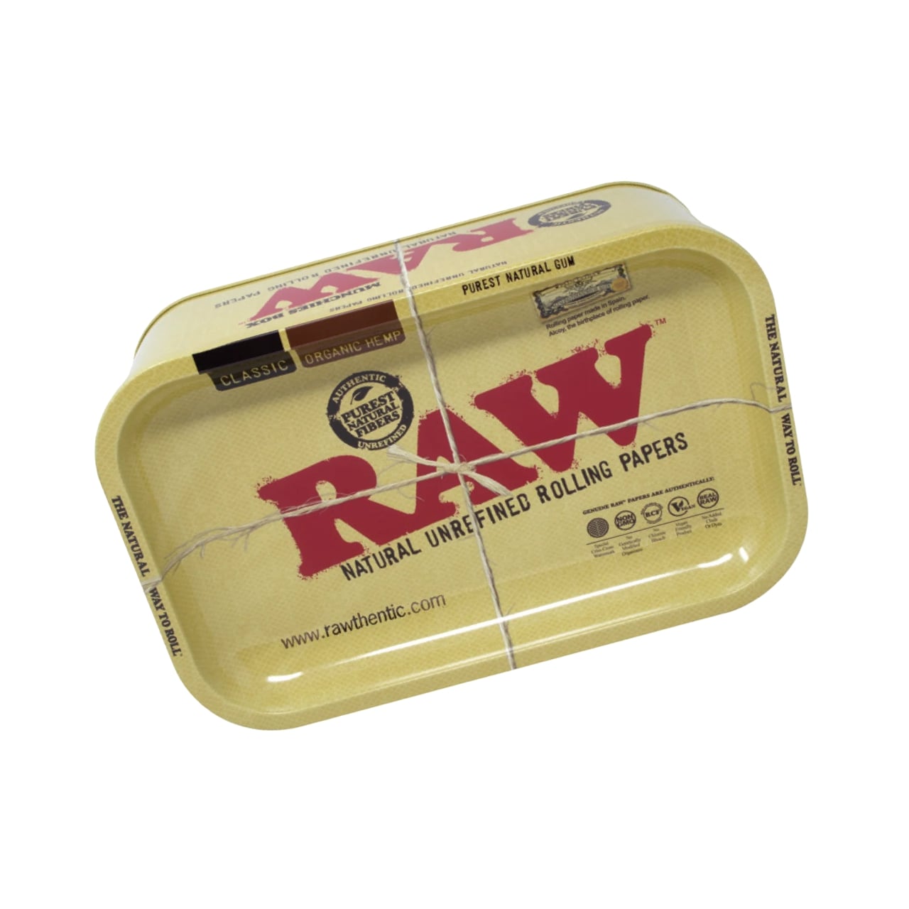 RAW Munchies Box with Rolling Tray Lid Front