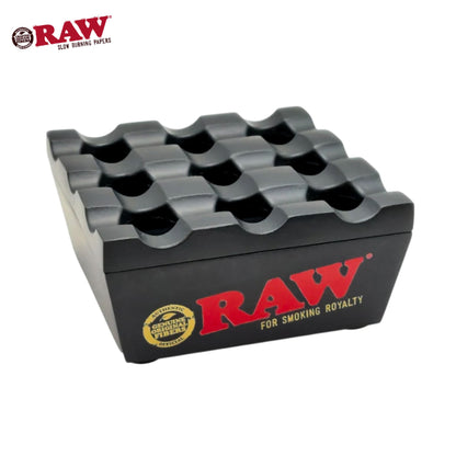 Raw Regal Windproof Ashtray | Table Top Design With 9 Grid Lid