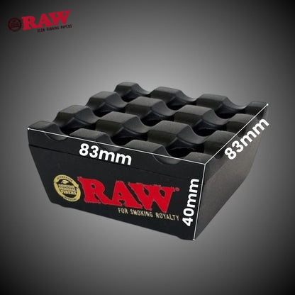 Raw Regal Windproof Ashtray | Table Top Design With 9 Grid Lid