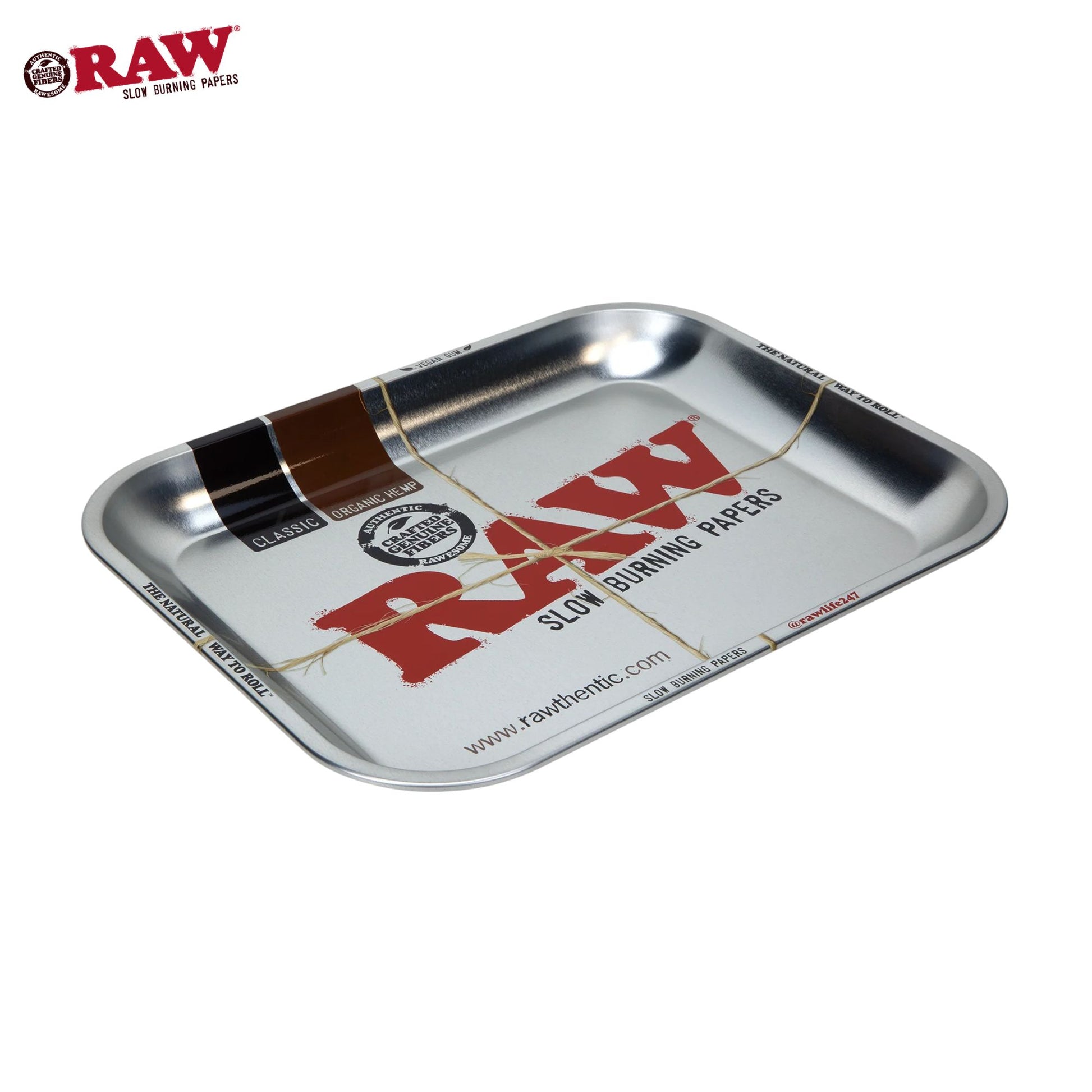 Raw Square Metallic Tray