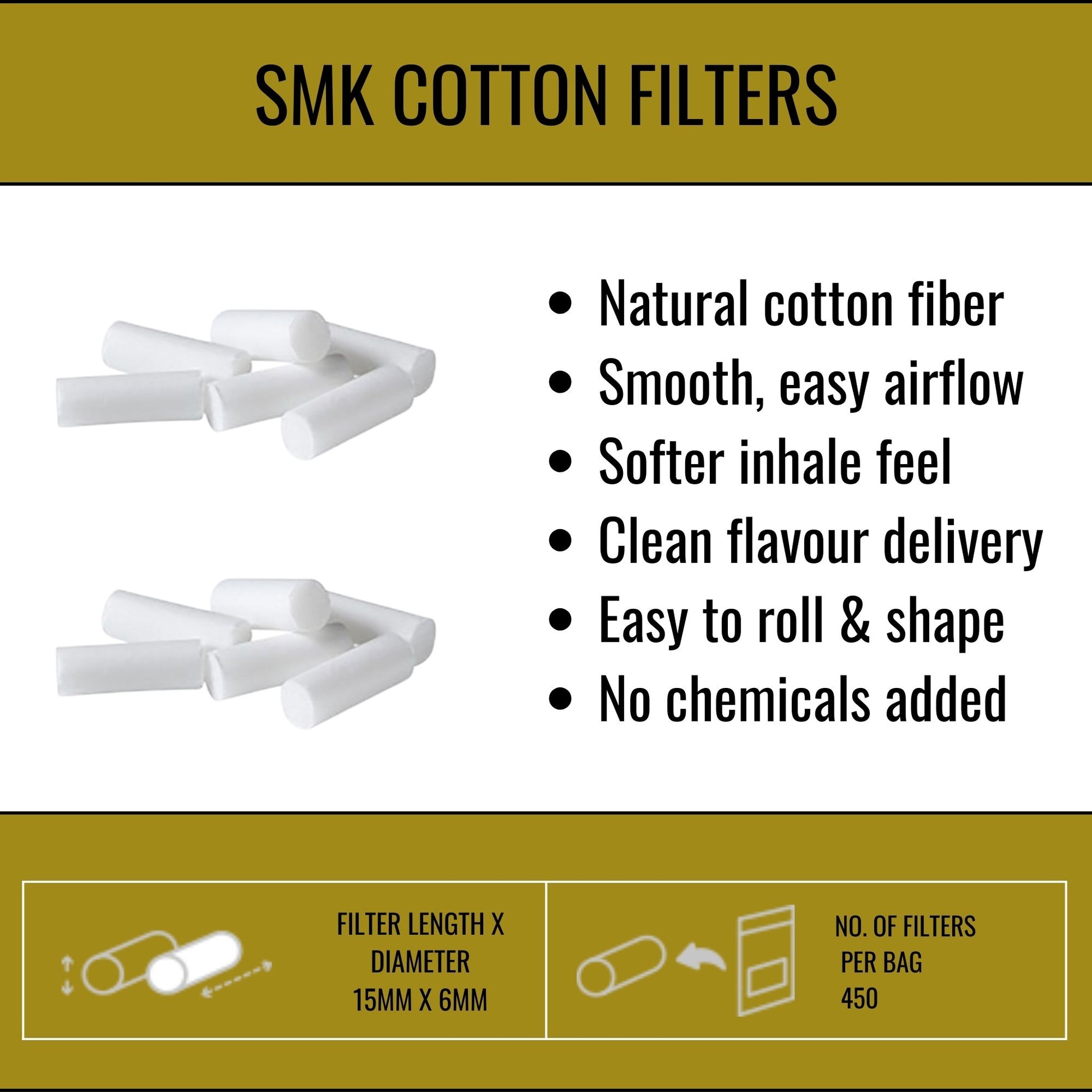 Smk Cotton Slim Filter