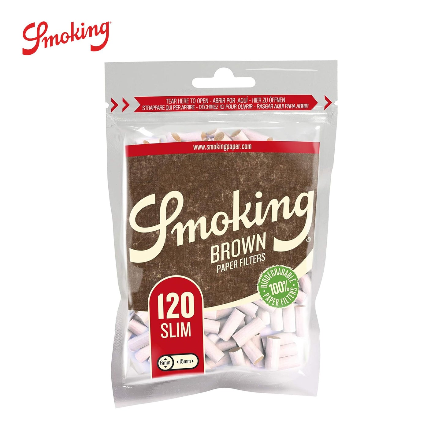 Smoking Brown Slim Filters