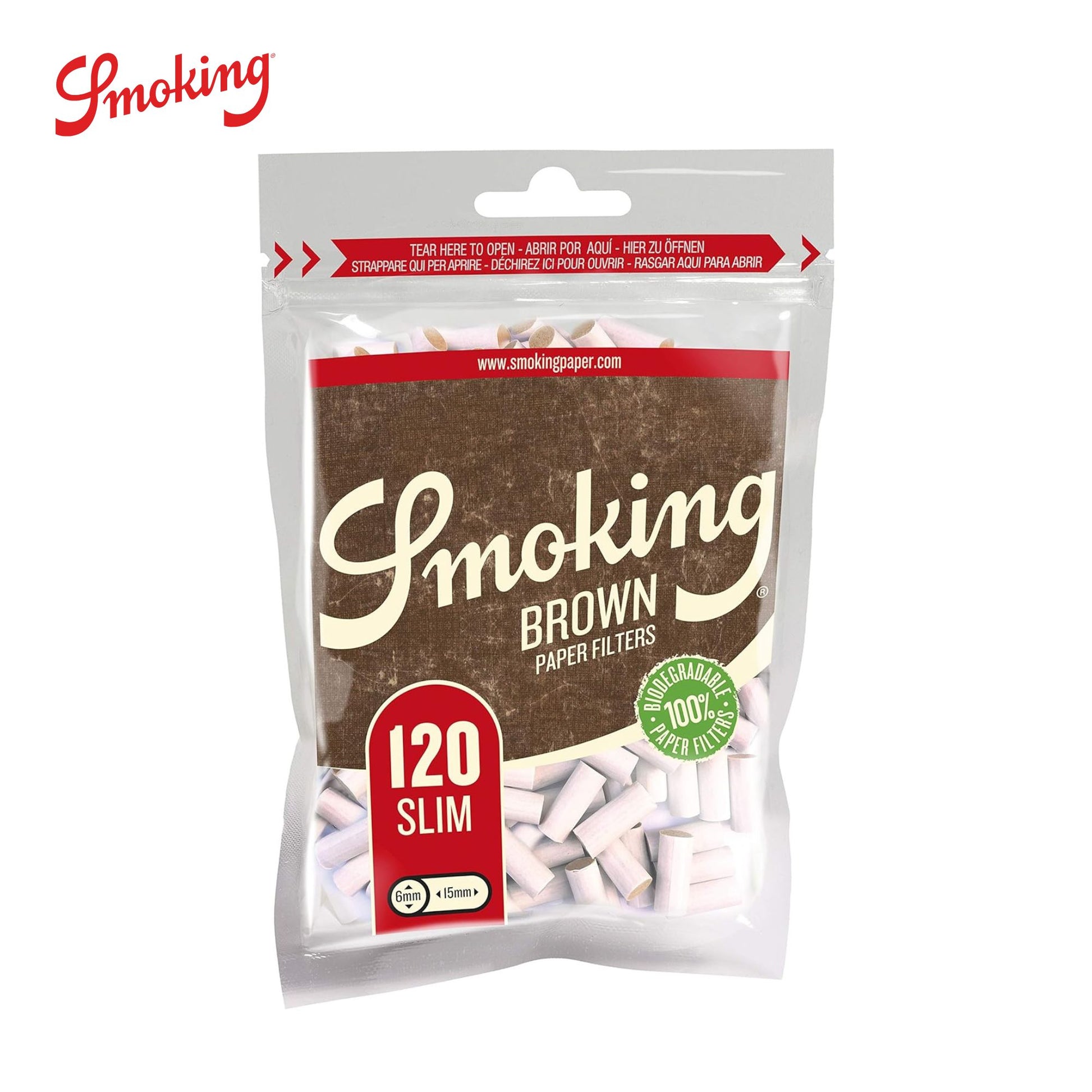 Smoking Brown Slim Filters