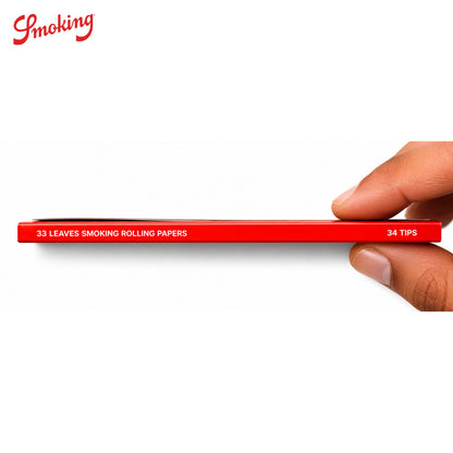 Smoking Rolling Paper Booklet - 33 Leaves + 34 Tips