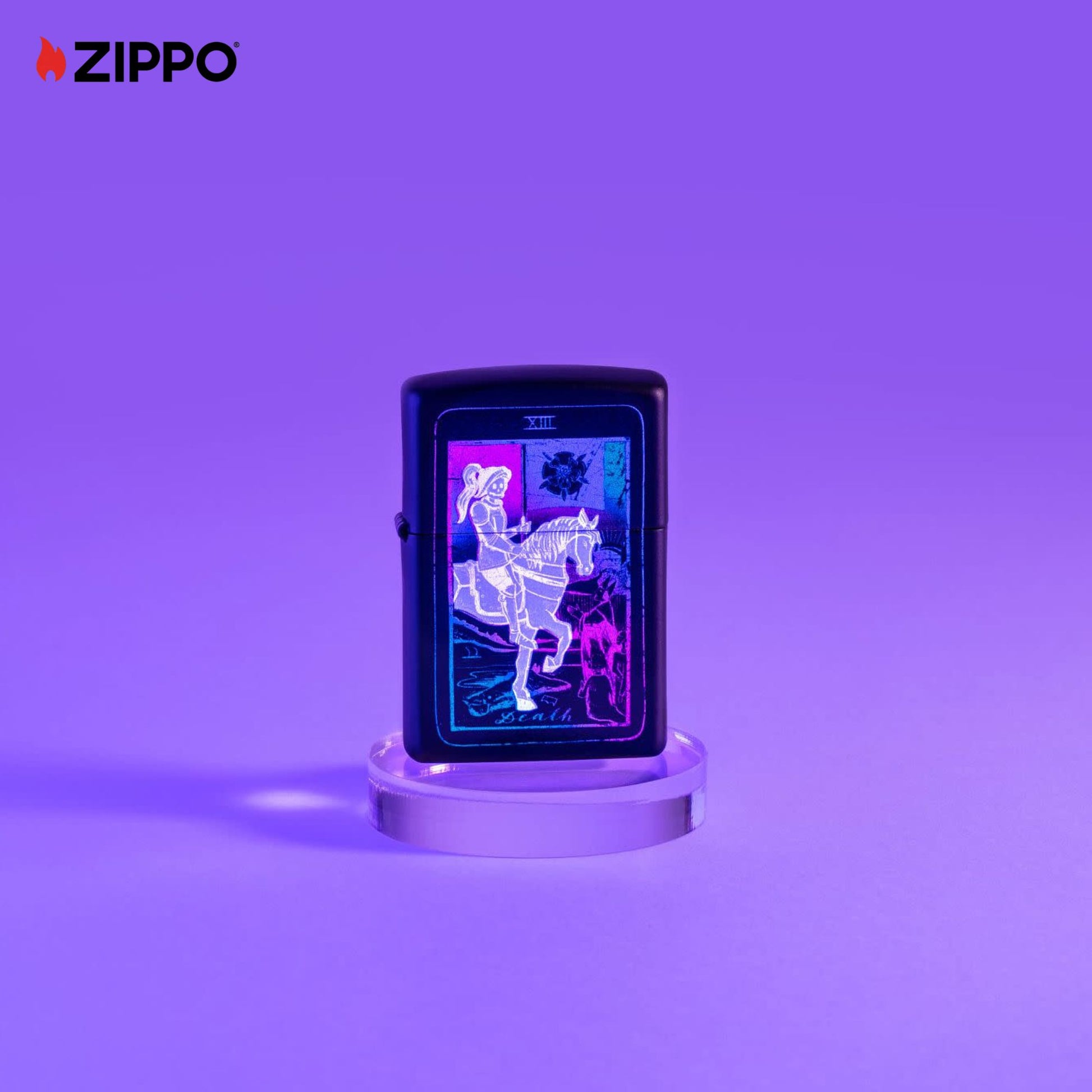 Tarot Black Zippo Lighter 