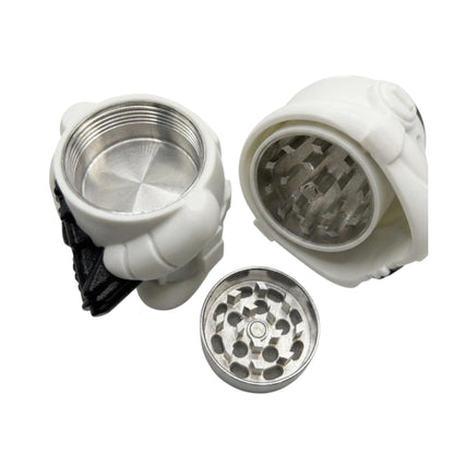 3 part 2 compartments acrylic herb crusher 