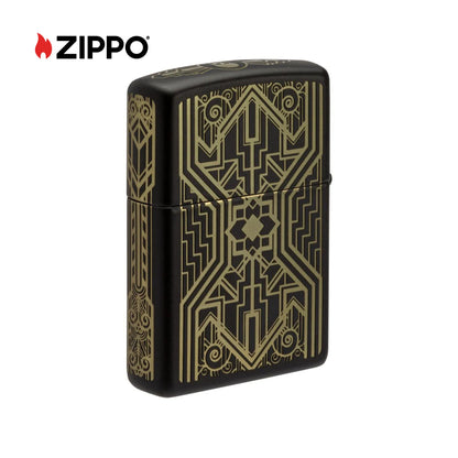 ZIPPO Art Deco Skull Design Windproof Lighter