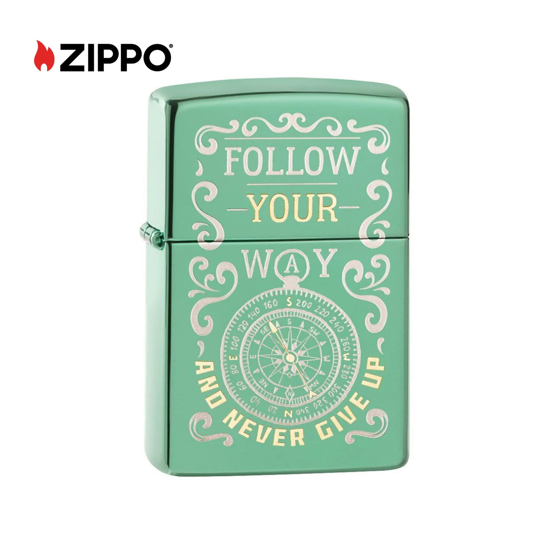 ZIPPO Follow Your Way Design Windproof Lighter