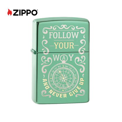 ZIPPO Follow Your Way Design Windproof Lighter