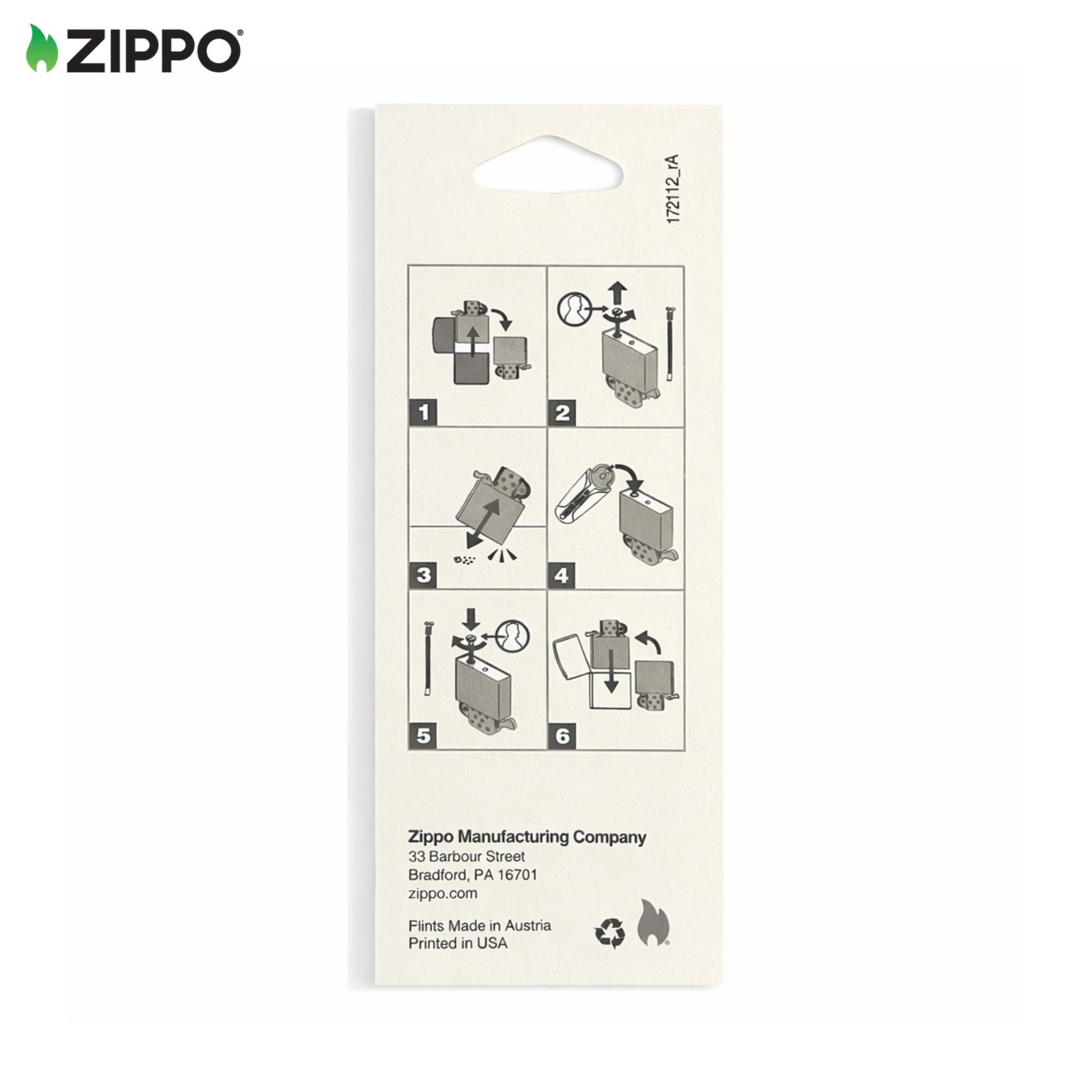 zippo original flint