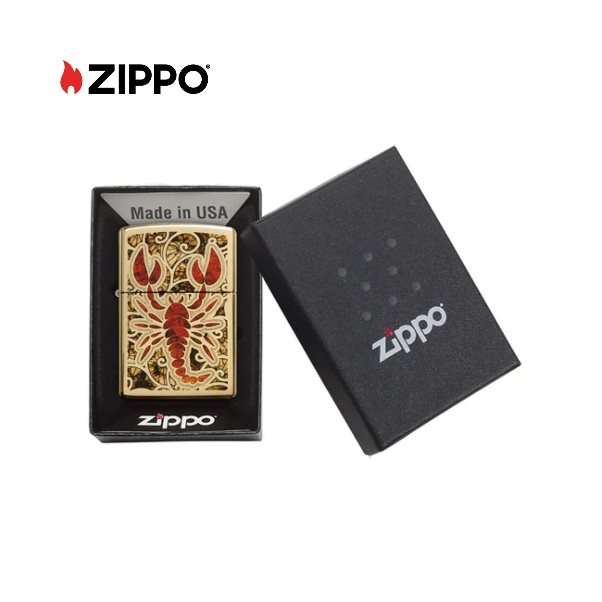 ZIPPO Scorpion Shell Windproof Lighter