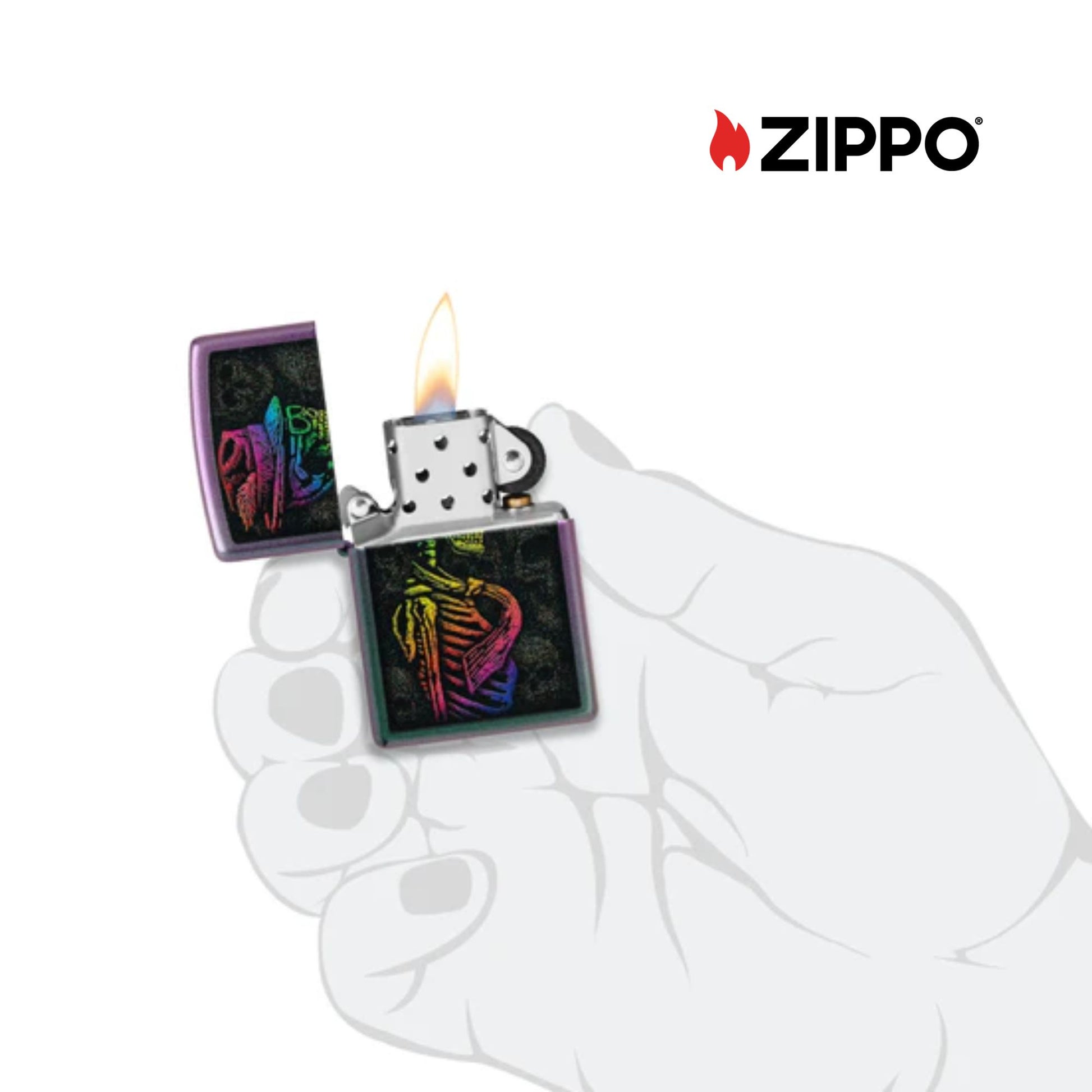 ZIPPO Skull Design Windproof Lighter