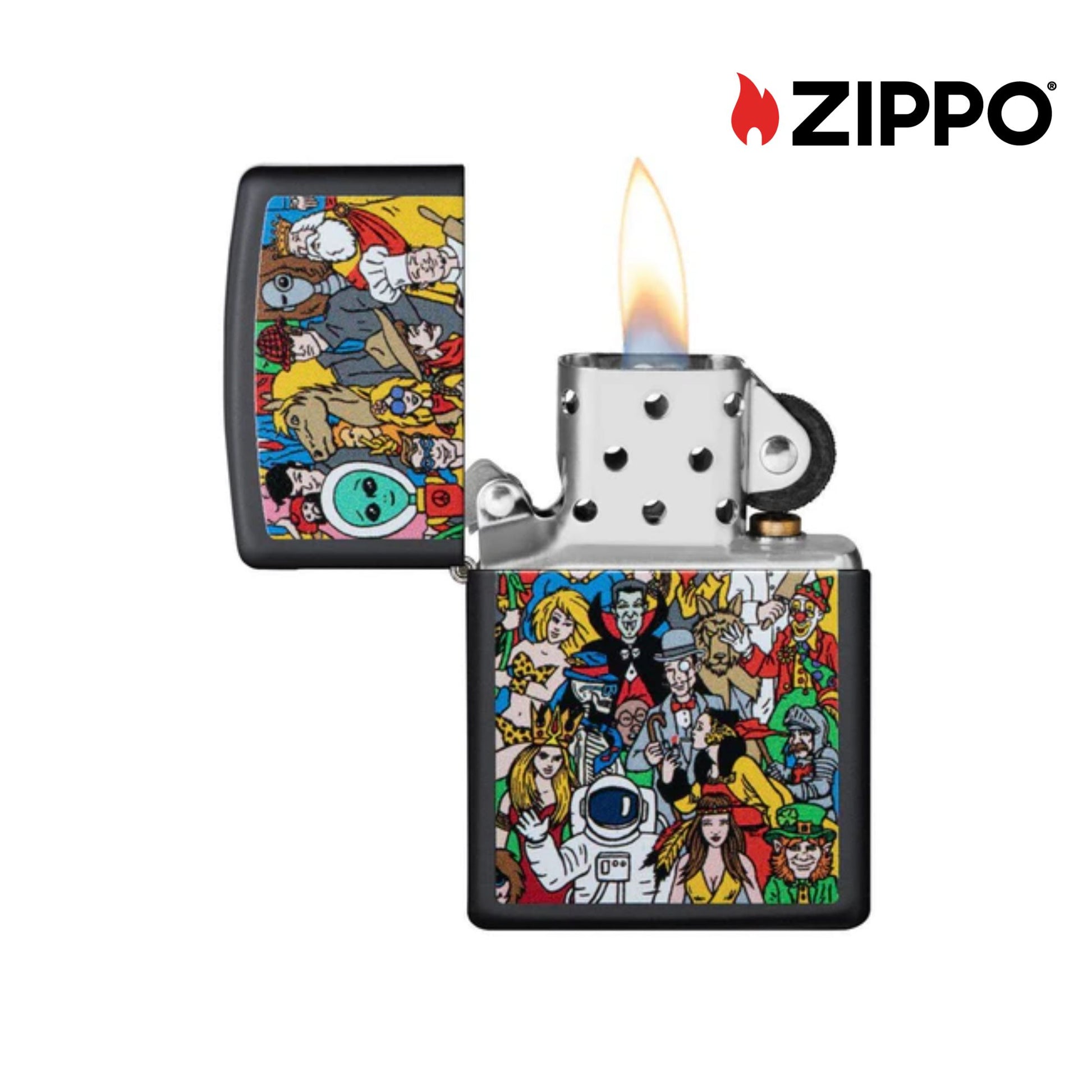 ZIPPO Where's Windy Design Windproof Lighter