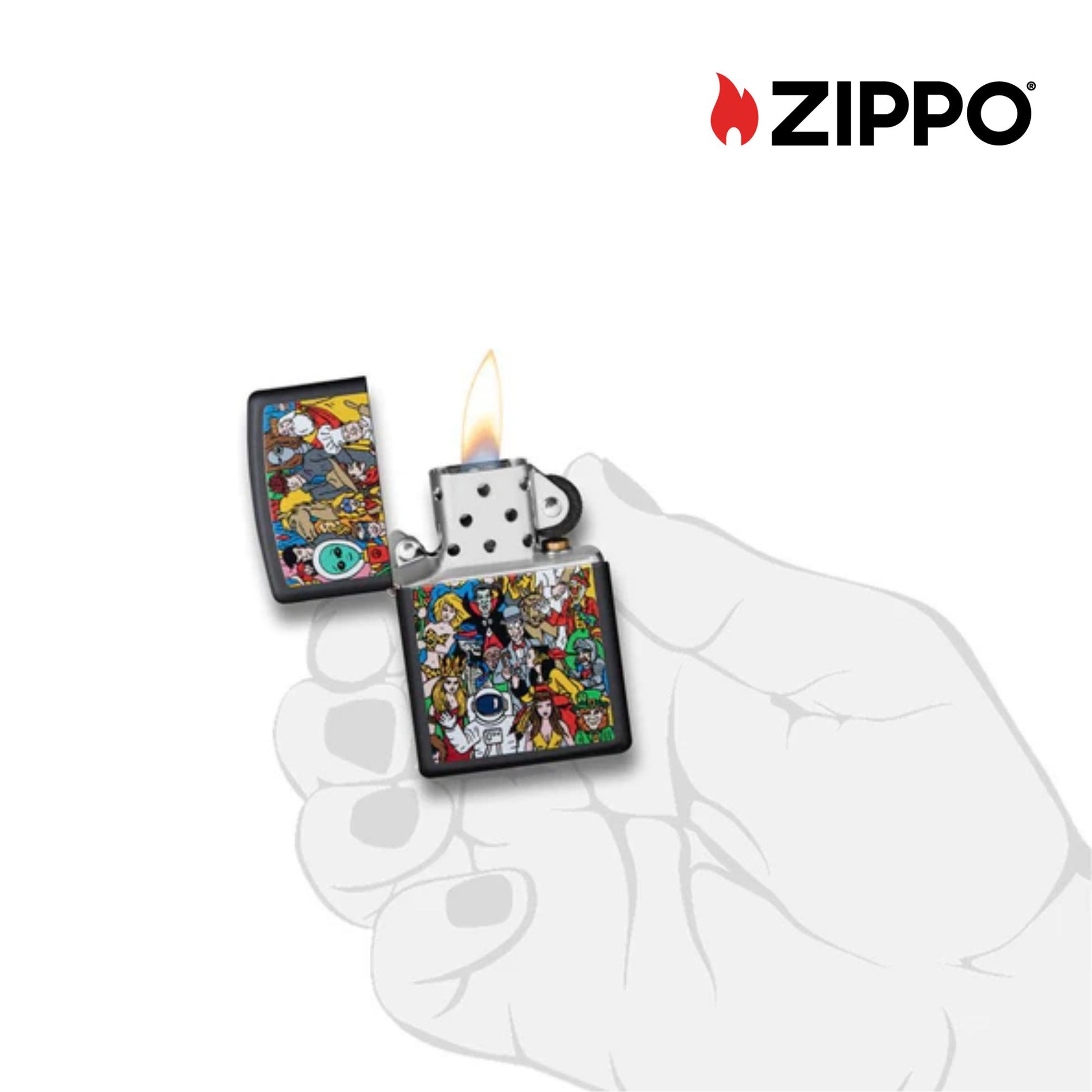 ZIPPO Where's Windy Design Windproof Lighter