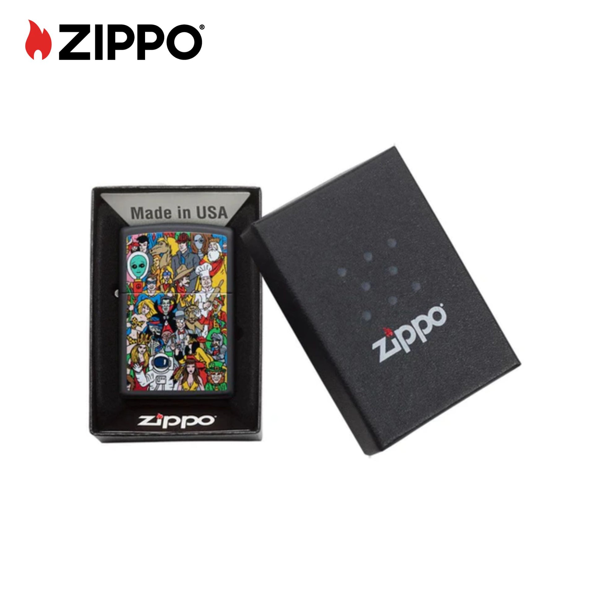 ZIPPO Where's Windy Design Windproof Lighter